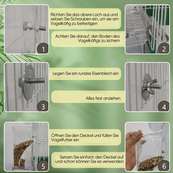 Automatic, leak-proof bird feeder | Kalsten