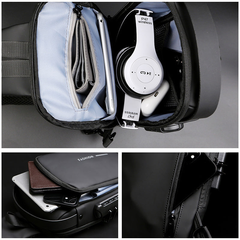 Casual multifunctional anti-theft chest bag for men | Kalsten