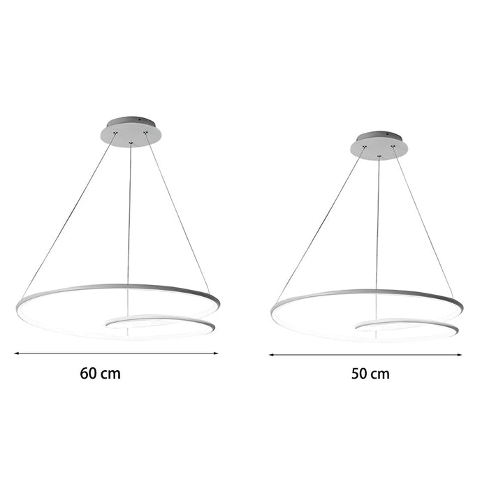 Modern LED chandelier with dimming function – pendant light for dining room and living room | Kalsten
