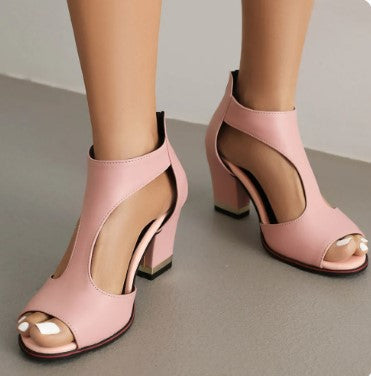 Kalsten | Leather Orthopedic Heeled Sandals