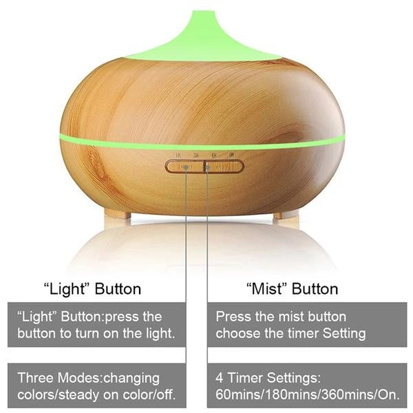 Aroma Essential - Wooden Oil Diffuser | Kalsten