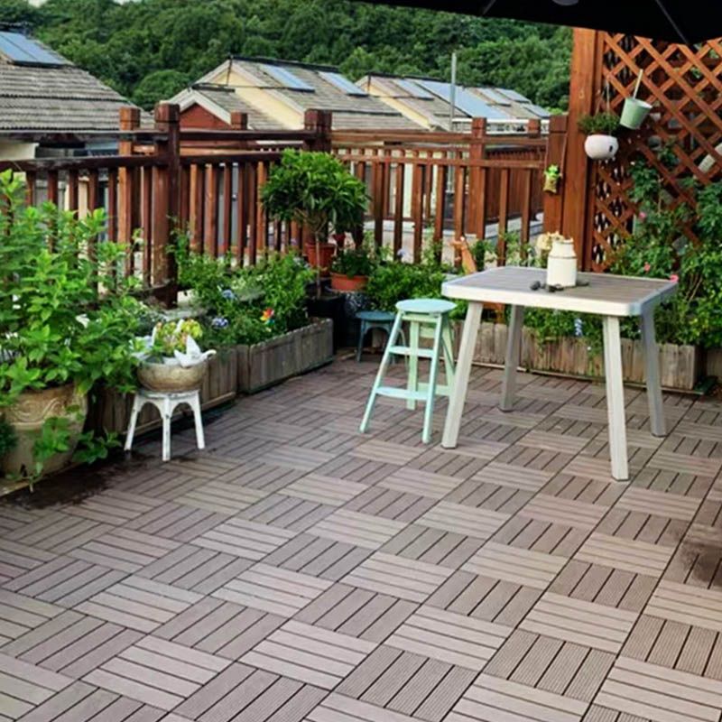 Kalsten | Classic wooden tiles for garden patio flooring to lay