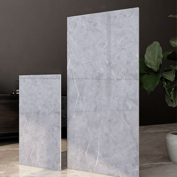 Kalsten | Waterproof Bathroom Splash Guard Tiles Classic Marble Peel and Stick Splash Guard Tiles