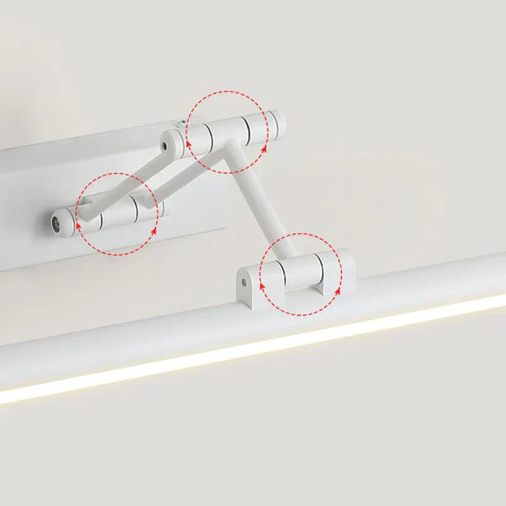 Minimalist LED Wall Light Black/White – Modern Metal Lamp for Bathroom and Indoor Use | Kalsten