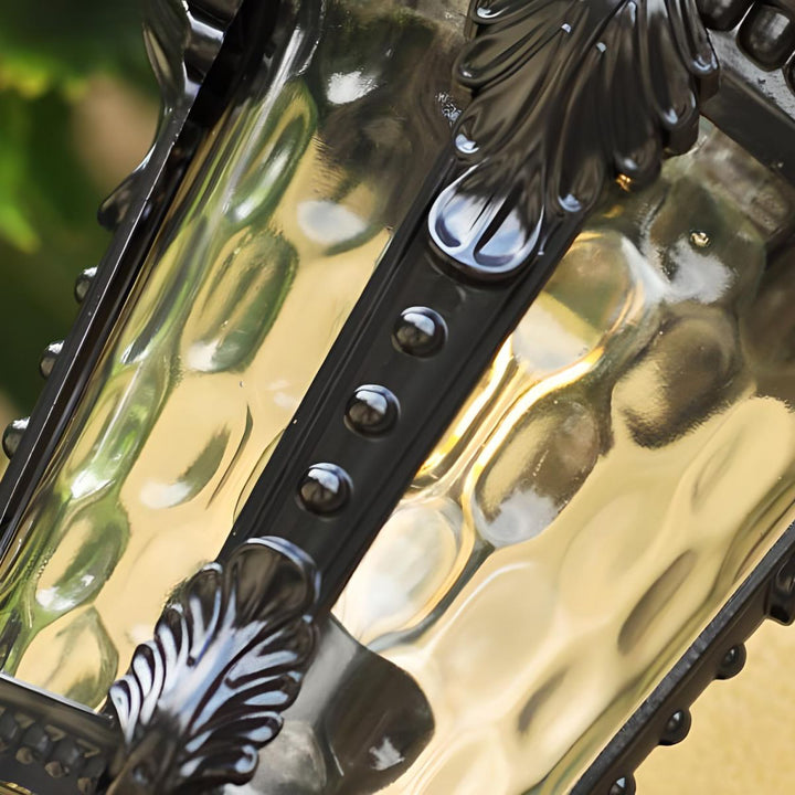 Vintage Glass Outdoor Wall Lantern Noxord