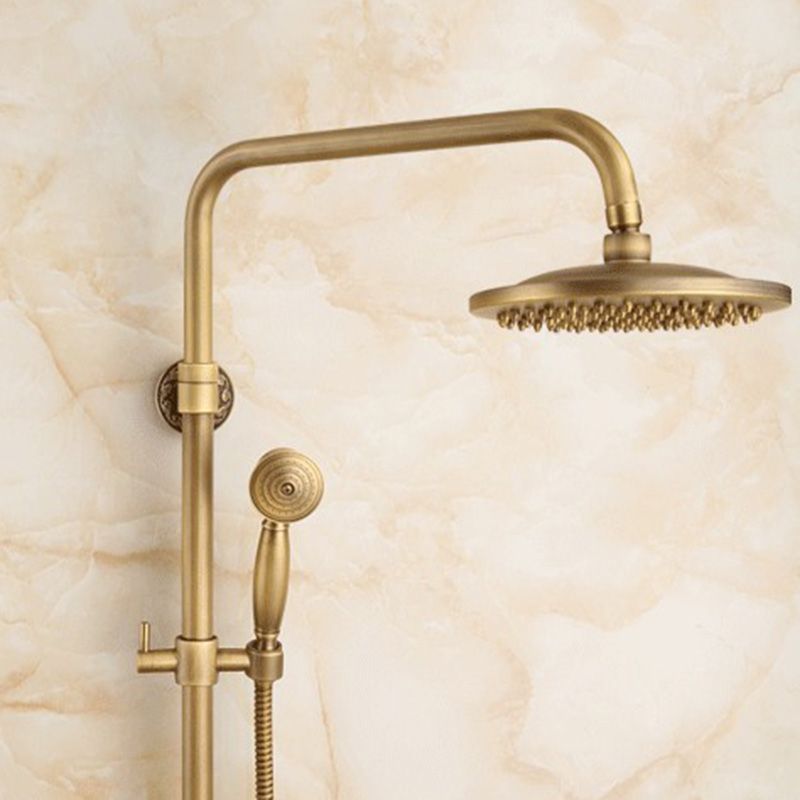 Traditional Brass Handheld Shower Head