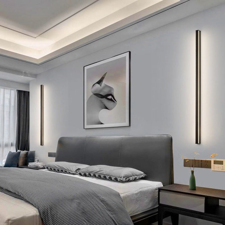 Noxord | Minimalistic linear wall light LED atmospheric lighting