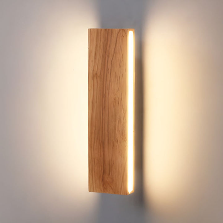 Rotatable Wooden LED Wall Lamp Noxord