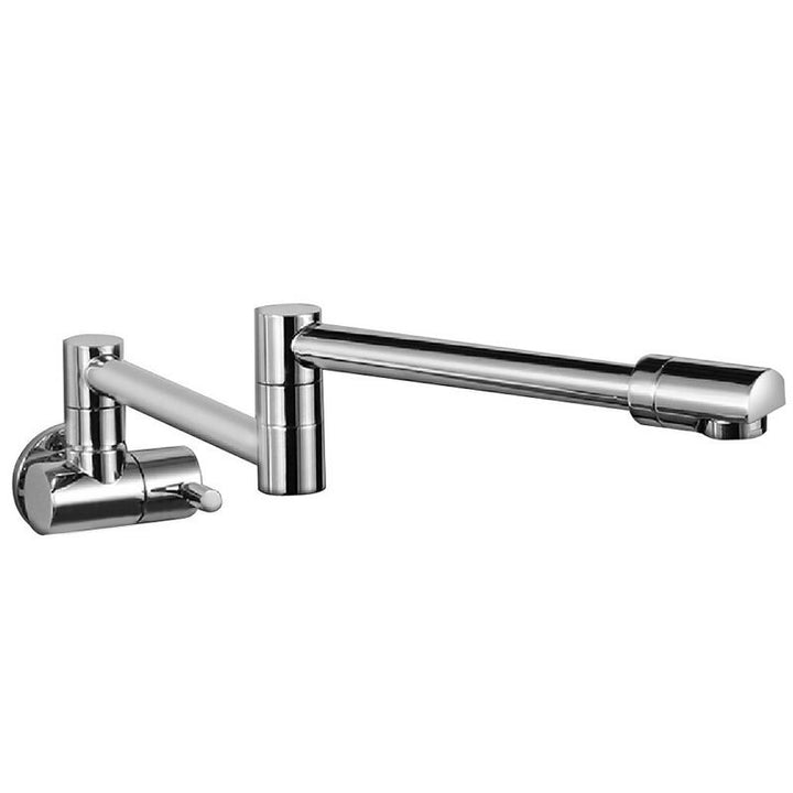 Kalsten | Modern Pull-down Faucet Single Handle Wall Mounted Pot Filler Low Profile 1-Hole Filler