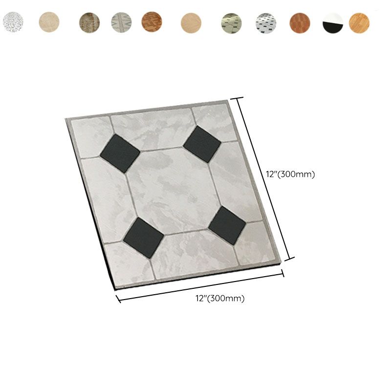 Waterproof Peel & Stick PVC Floor Tiles