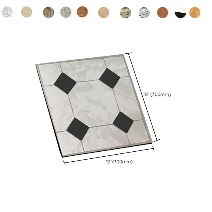 Waterproof Peel & Stick PVC Floor Tiles