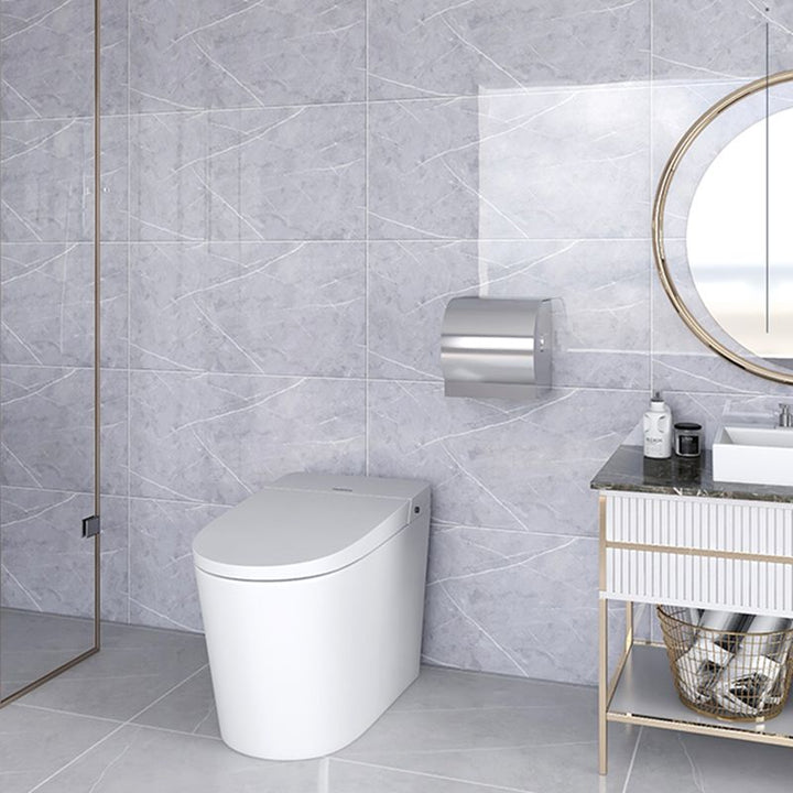 Kalsten | Waterproof Bathroom Splash Guard Tiles Classic Marble Peel and Stick Splash Guard Tiles