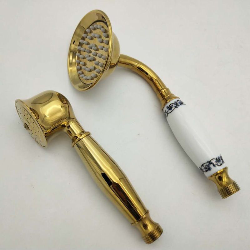 Traditional Brass Handheld Shower Head