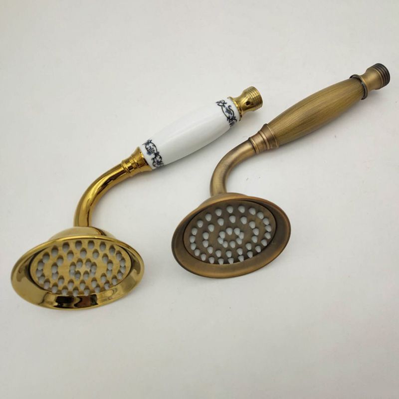 Traditional Brass Handheld Shower Head