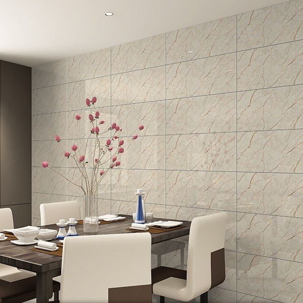 Kalsten | Stain Resistant Peel & Stick Tile Marble Effect Single Tile for Kitchen Backsplash