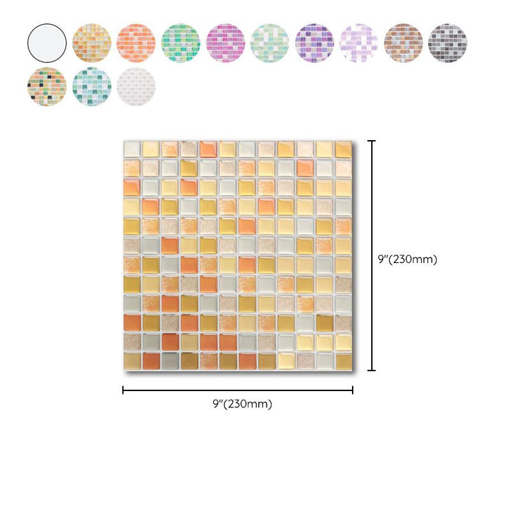 Kalsten | Colorful Mosaic Peel & Stick Tile Waterproof for Back Wall