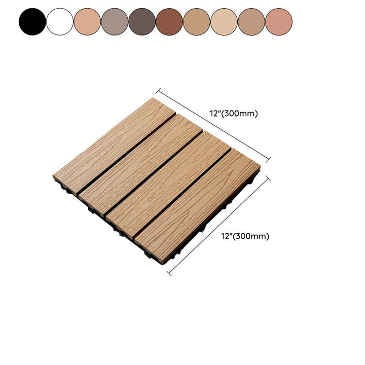 Kalsten | Classic wooden tiles for garden patio flooring to lay