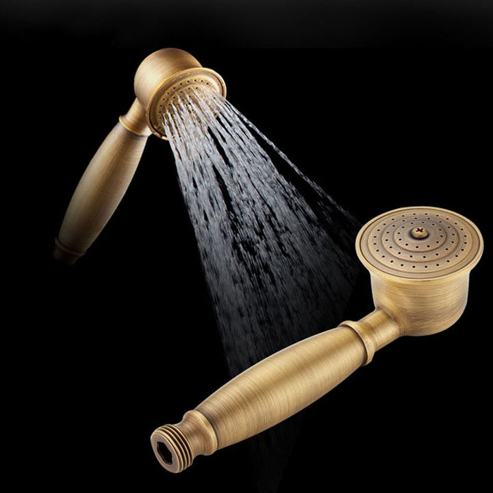 Traditional Brass Handheld Shower Head