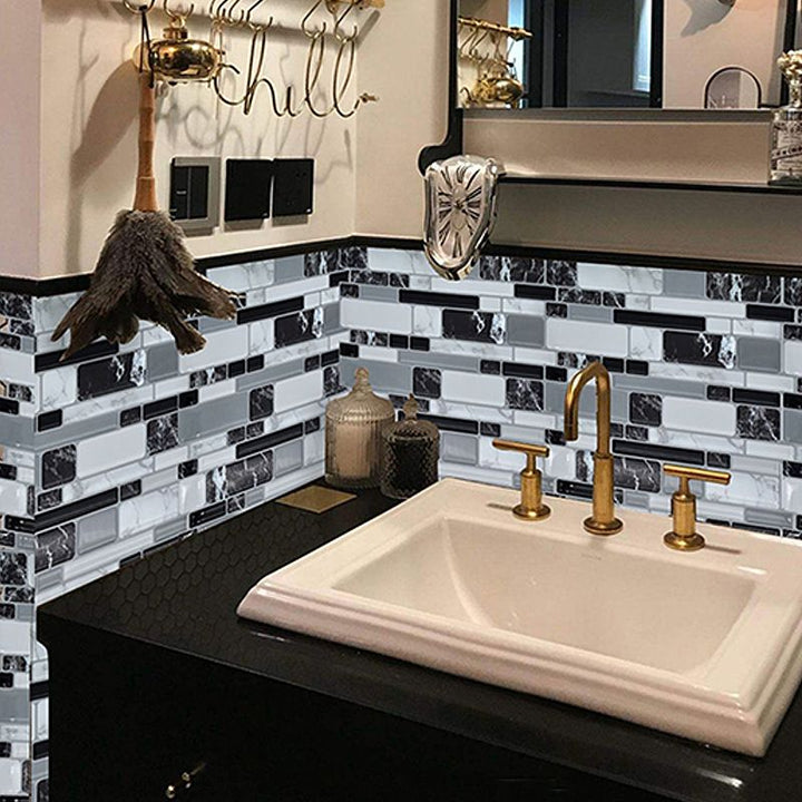 Kalsten | Colorful Mosaic Peel & Stick Tile Waterproof for Back Wall