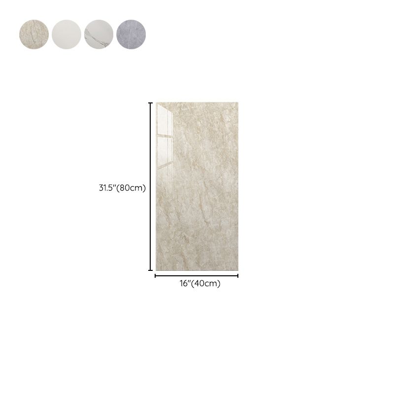 Kalsten | Waterproof Bathroom Splash Guard Tiles Classic Marble Peel and Stick Splash Guard Tiles