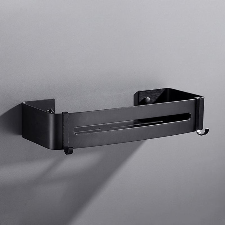 Kalsten | Matt Black Modern Bathroom Accessories Set, Set of 3, Bathroom Shelf