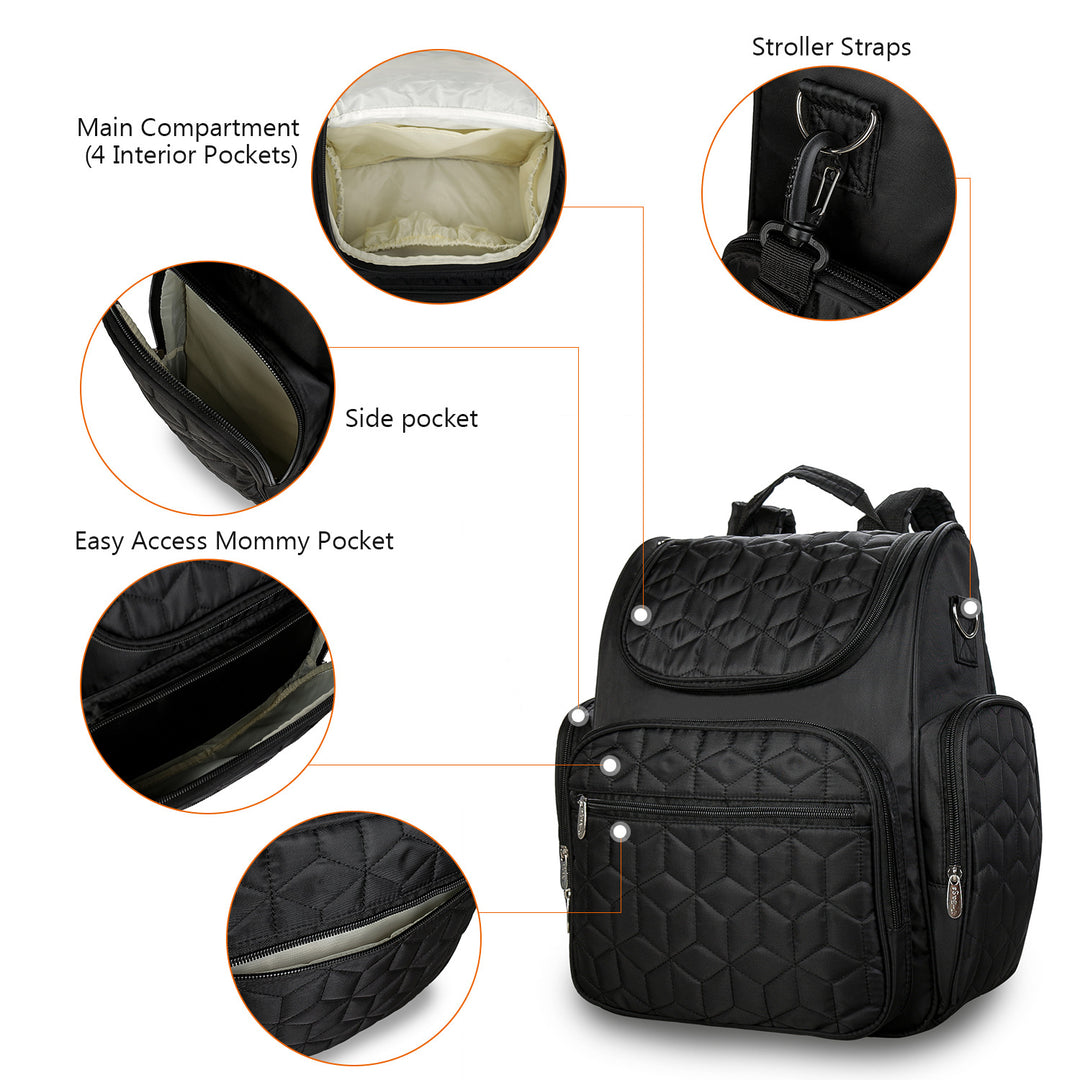 Backpack with Versatile Compartments and Insulating Function Kalsten