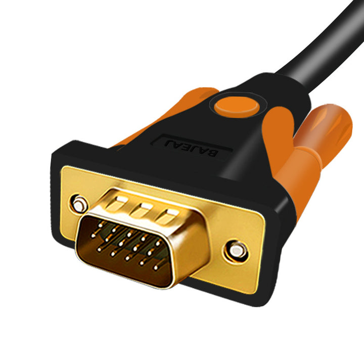 High-performance VGA cable with gold-plated connectors for optimized signal transmission Kalsten