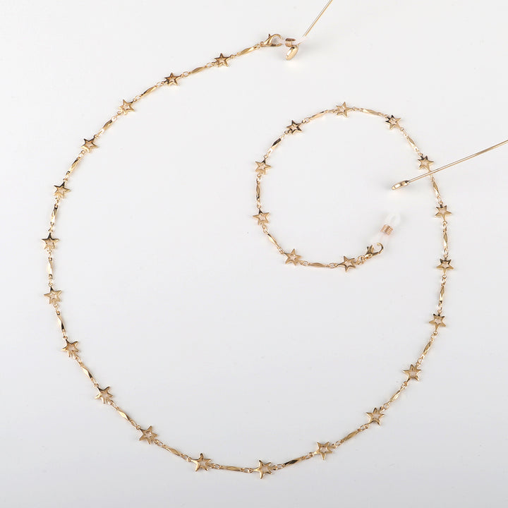 Star-Decorated Eyewear Chain Kalsten