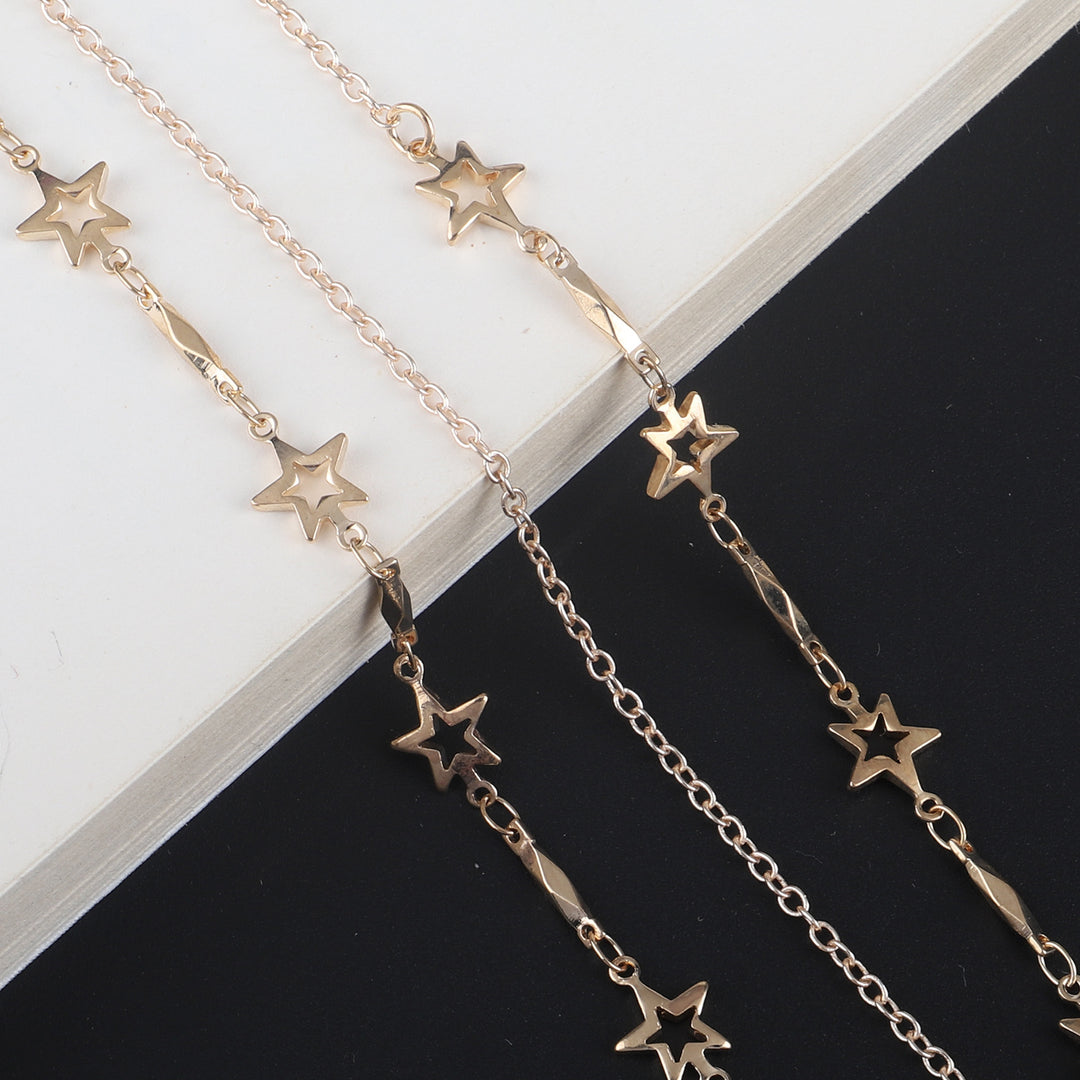 Star-Decorated Eyewear Chain Kalsten
