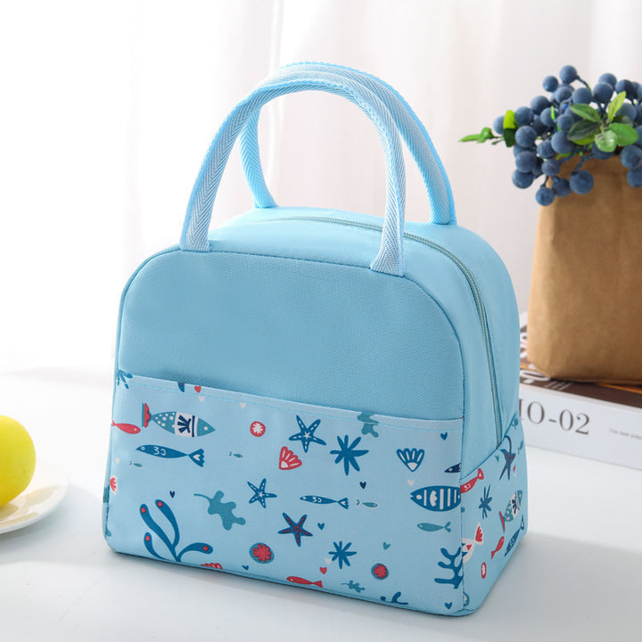 Insulated Marine-Themed Lunch Bag