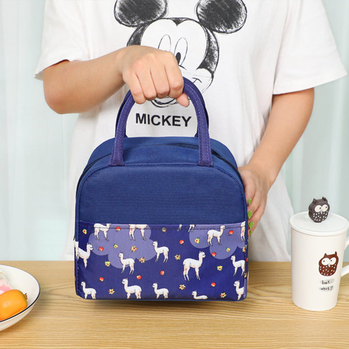 Insulated Marine-Themed Lunch Bag