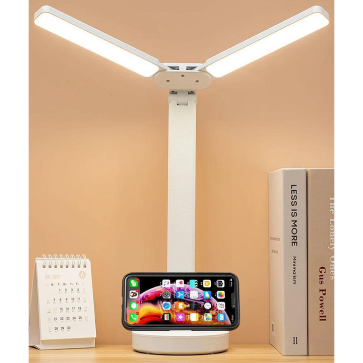 Kalsten | Adjustable Reading Lamp - Rechargeable Dimmable with Phone Table