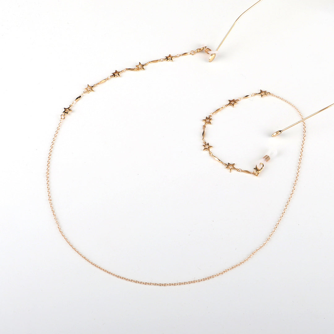 Star-Decorated Eyewear Chain Kalsten
