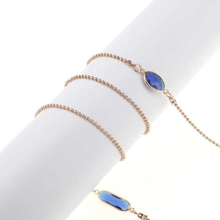 Elegant Blue Stone Necklace Kalsten