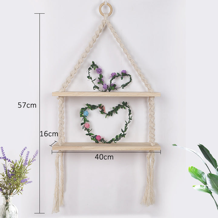 Macrame Hanging Shelf Kalsten