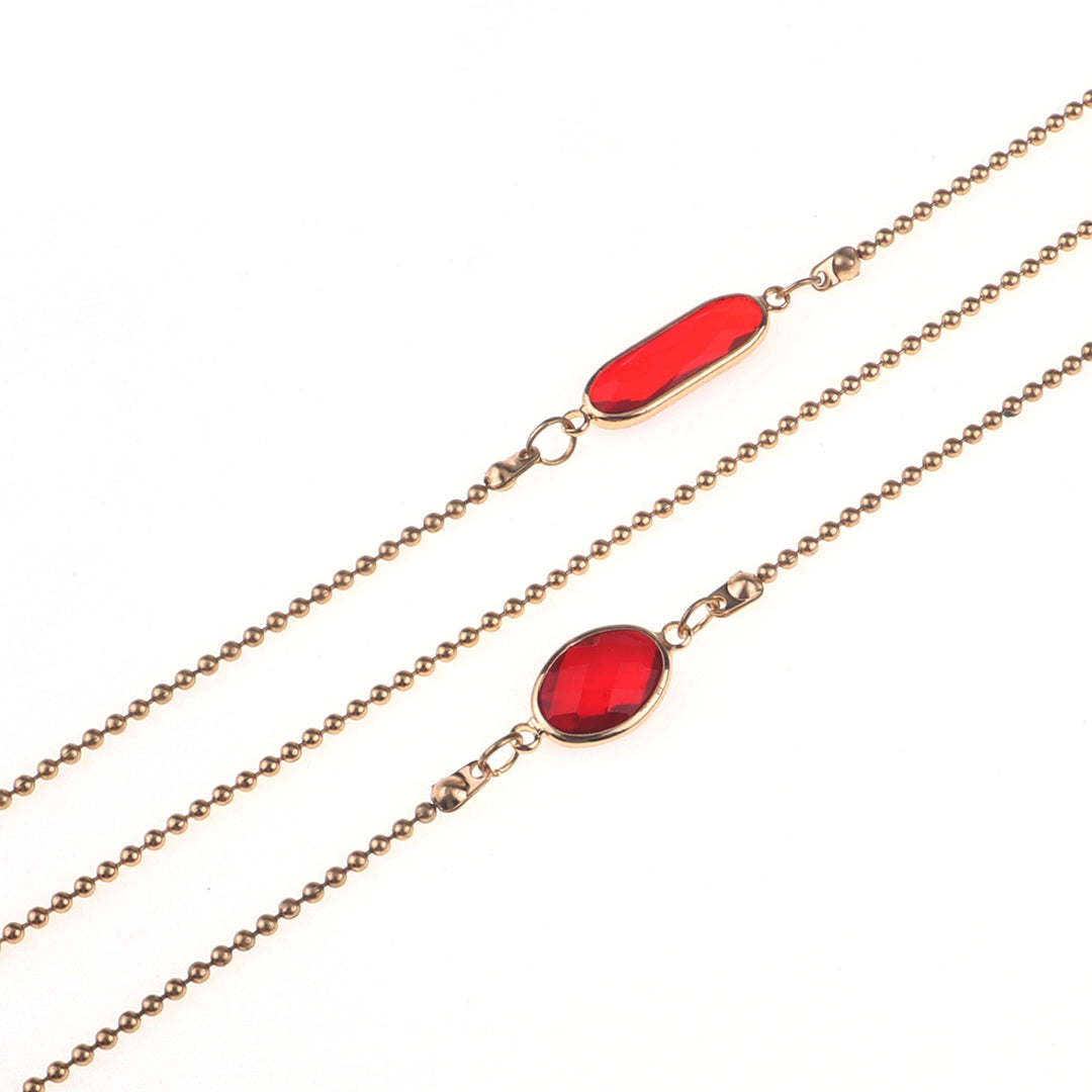 Elegant Blue Stone Necklace Kalsten