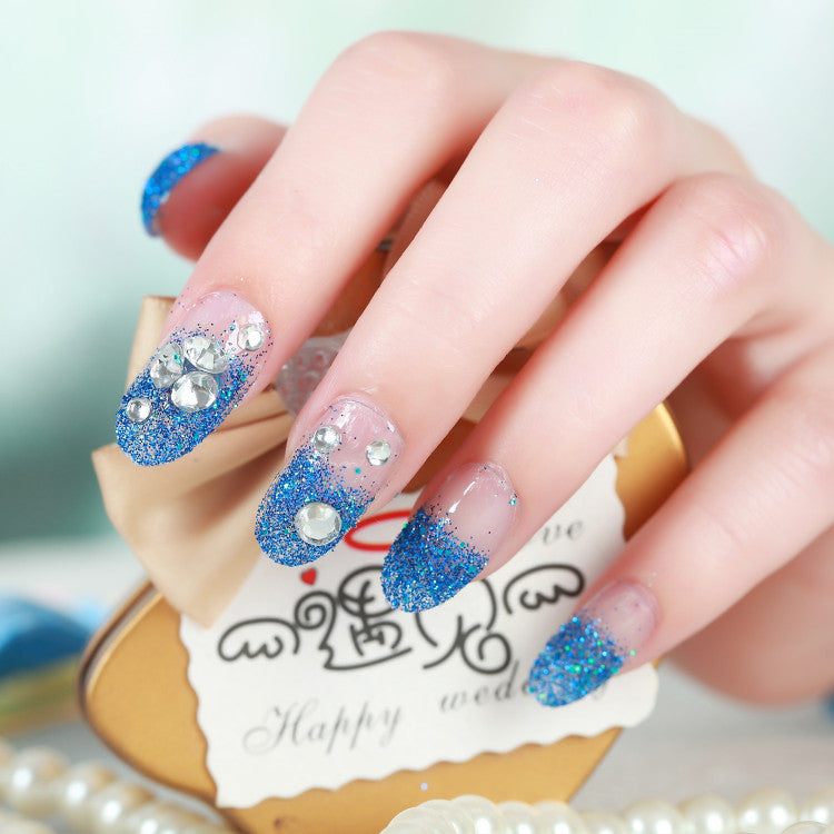 Artificial nails with delicate floral decorations Kalsten