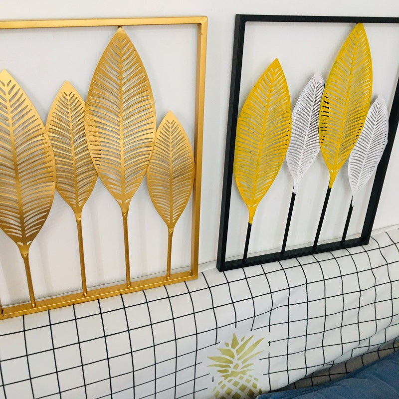 Leaf-Inspired Metal Wall Art Kalsten