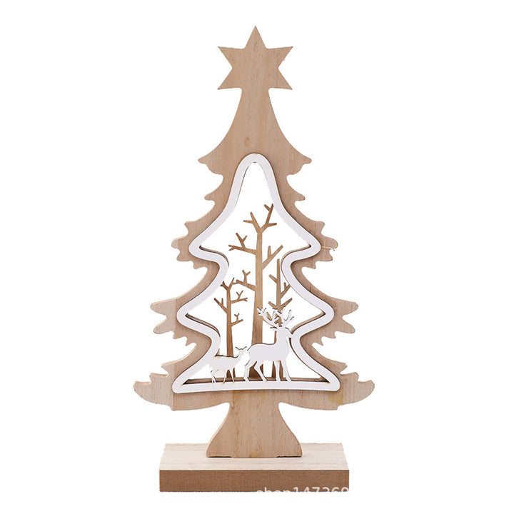 Decorative Wooden Christmas Tree Decoration
