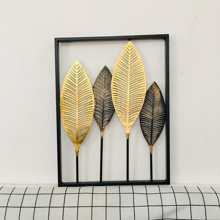 Leaf-Inspired Metal Wall Art Kalsten