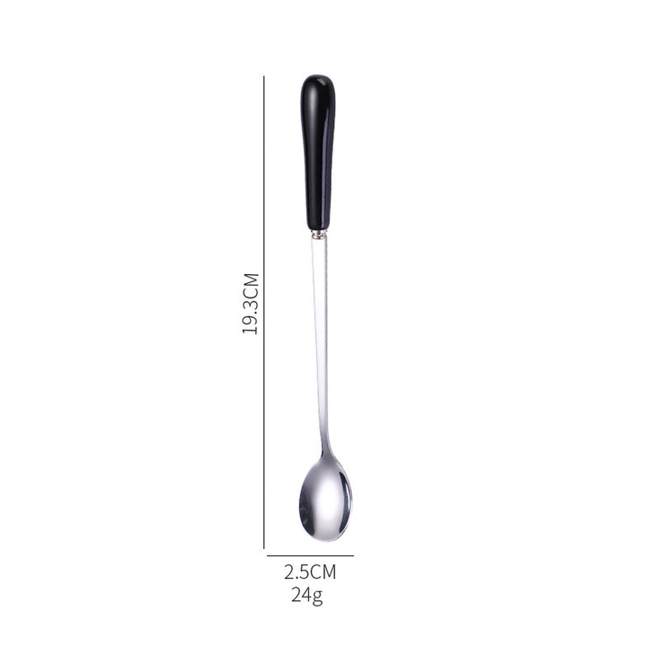 Ergonomic teaspoon with non-slip handle Kalsten