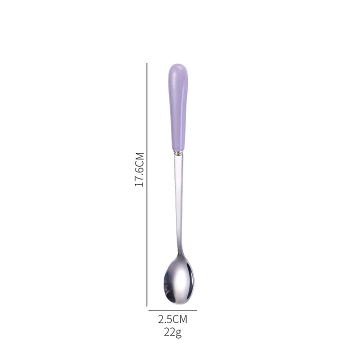 Ergonomic teaspoon with non-slip handle Kalsten