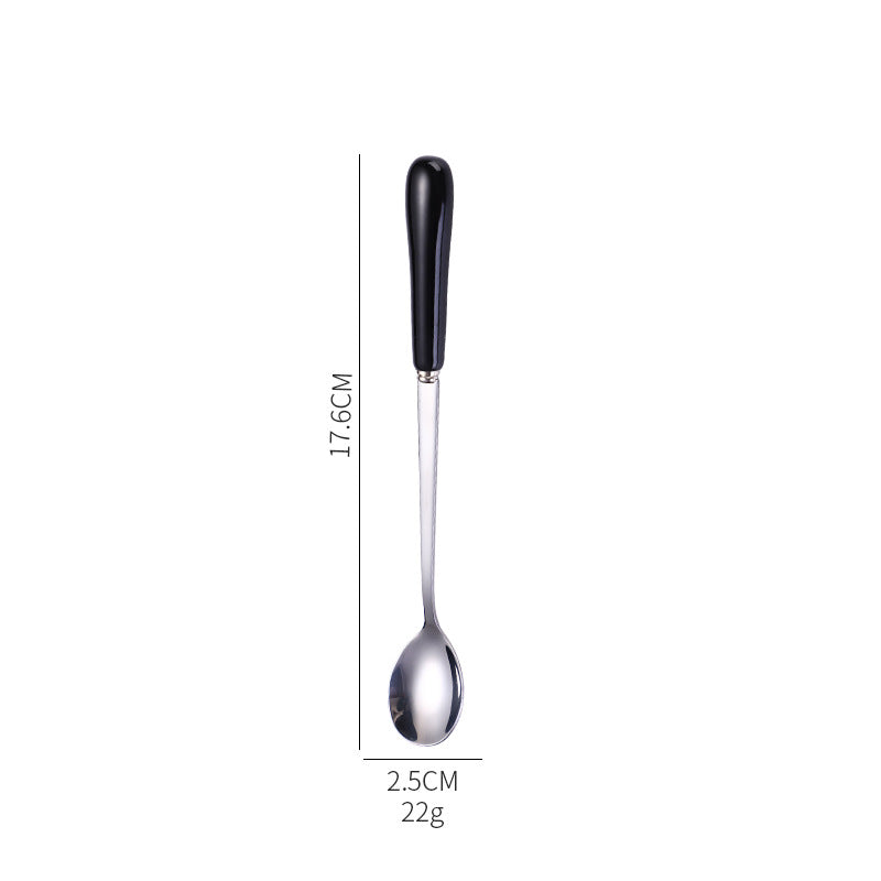 Ergonomic teaspoon with non-slip handle Kalsten