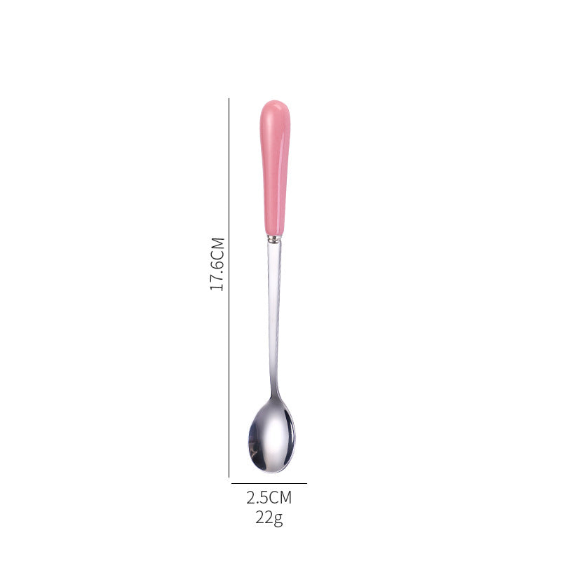 Ergonomic teaspoon with non-slip handle Kalsten