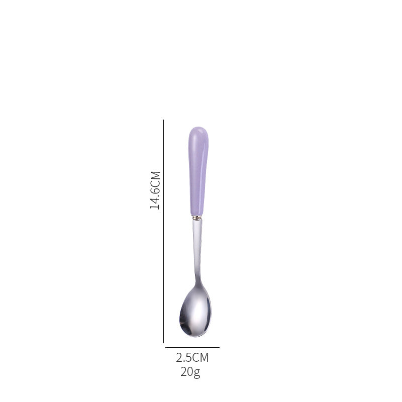 Ergonomic teaspoon with non-slip handle Kalsten