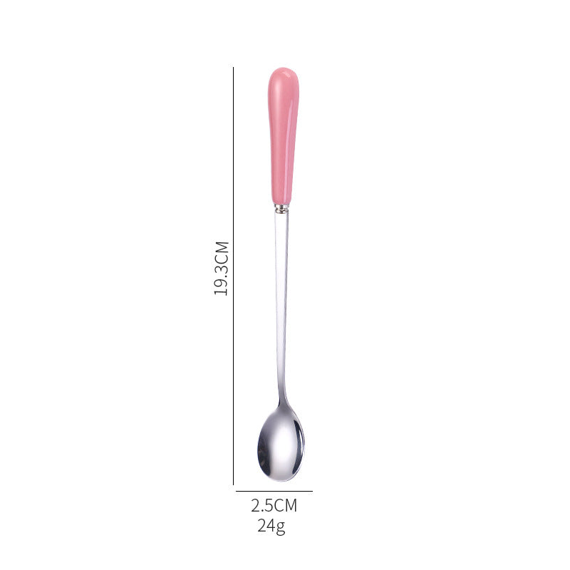 Ergonomic teaspoon with non-slip handle Kalsten
