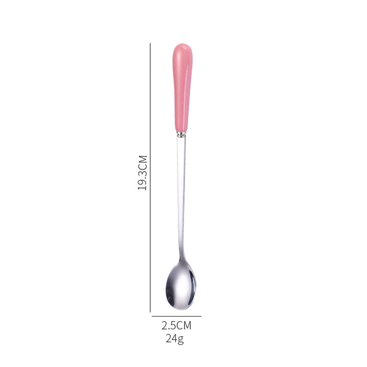 Ergonomic teaspoon with non-slip handle Kalsten