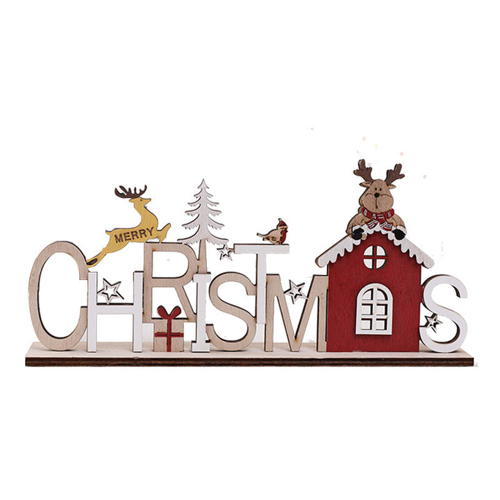 Whimsical Wooden Holiday Wall Decoration