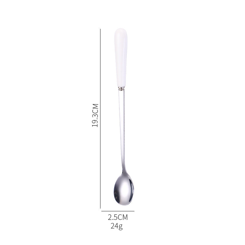Ergonomic teaspoon with non-slip handle Kalsten
