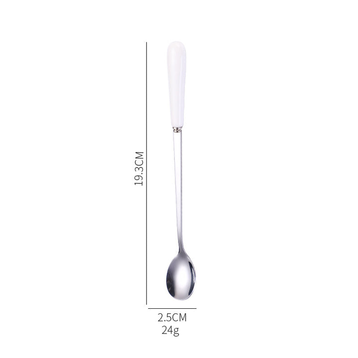 Ergonomic teaspoon with non-slip handle Kalsten